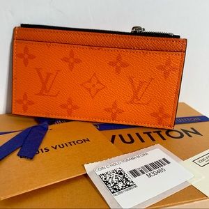 Louis Vuitton Coin Card holder Orange